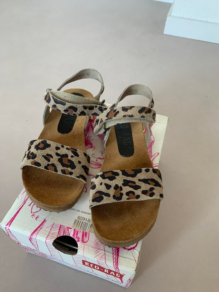 Sandalen Red-Rag luipaardprint maat 32, Meisje, Overige typen, Nieuw, Ophalen of Verzenden