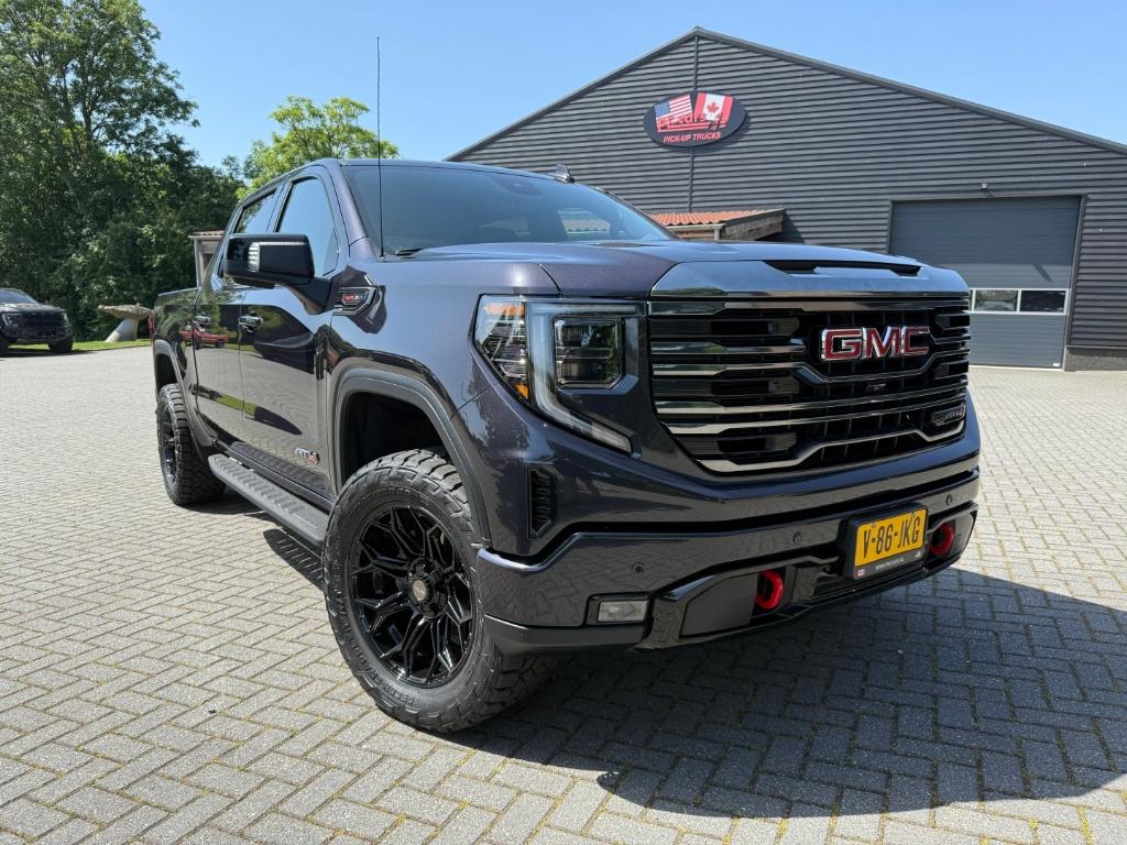 GMC Sierra AT4 6.2L V8 pick-up bedrijfswagen, Auto's, GMC, Bedrijf, Te koop, Sierra, LPG, SUV of Terreinwagen, Automaat, Zwart