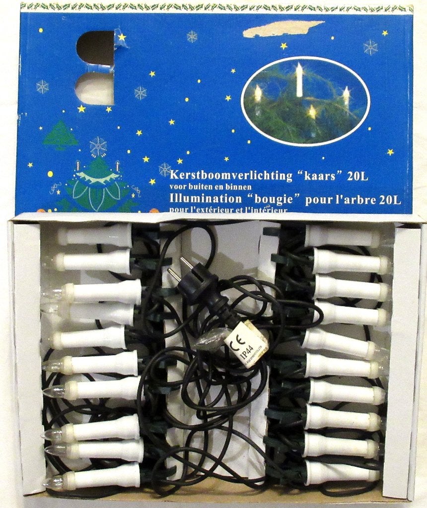 Kerstboomverlichting 20 binnen en buiten in originele doos, Diversen, Ophalen of Verzenden