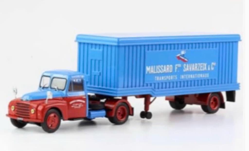 Citroen U23 Internat. containertransport schaal 1:43 Altaya, Verzenden, Nieuw, Auto, Overige merken