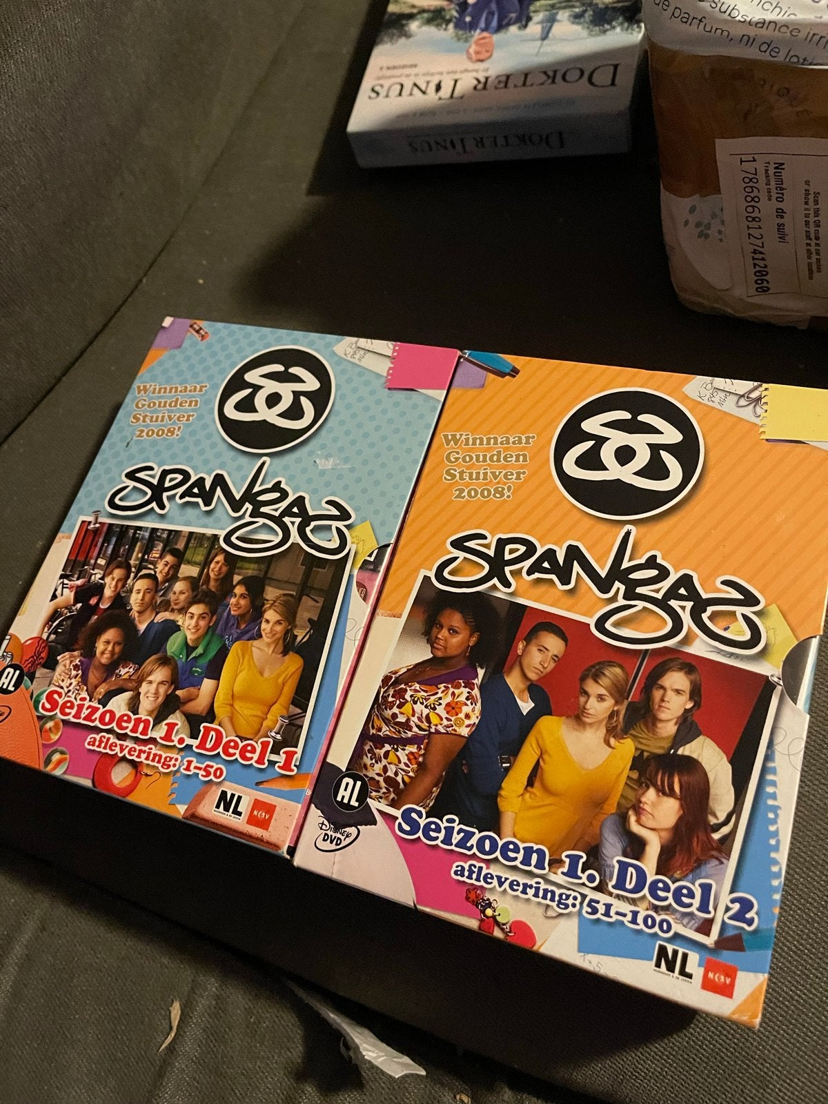 SpangaS Seizoen 1 Deel 1 & 2 DVD Boxset, Gebruikt, Seizoen 1, Alle leeftijden, Nederlands