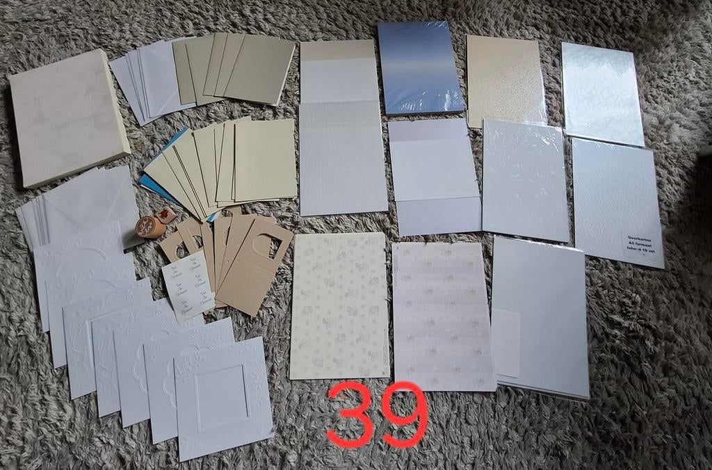 Grote partij blanco kaarten, enveloppen, stickers, Hobby en Vrije tijd, Kaarten | Zelf maken, Ophalen, Nieuw, Overige thema's
