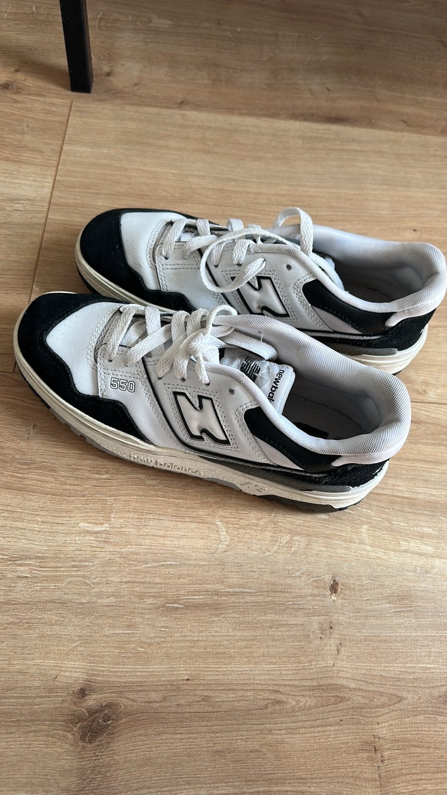 Nieuwe new balance 550 sneakers - wit/zwart maat 37, Ophalen of Verzenden, Zo goed als nieuw, Wit
