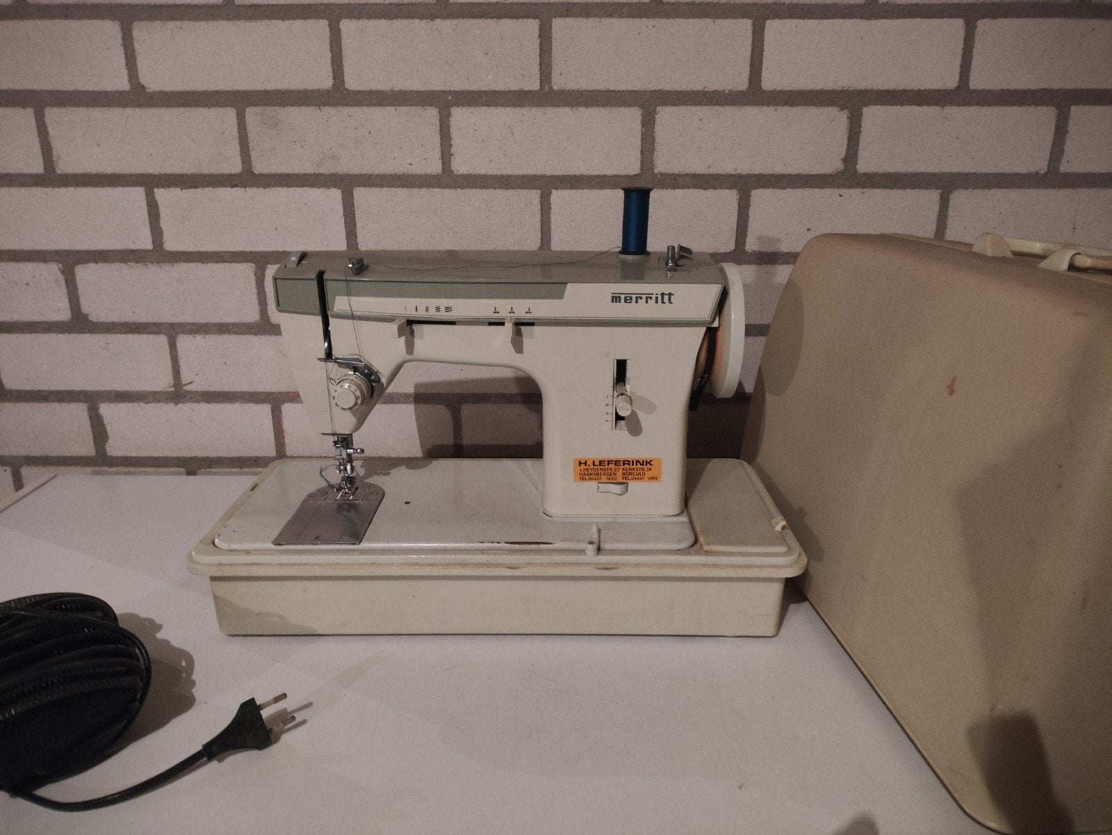 Merritt Naaimachine - Vintage model, Made in Italy, Ophalen, Gebruikt, Naaimachine, Overige merken