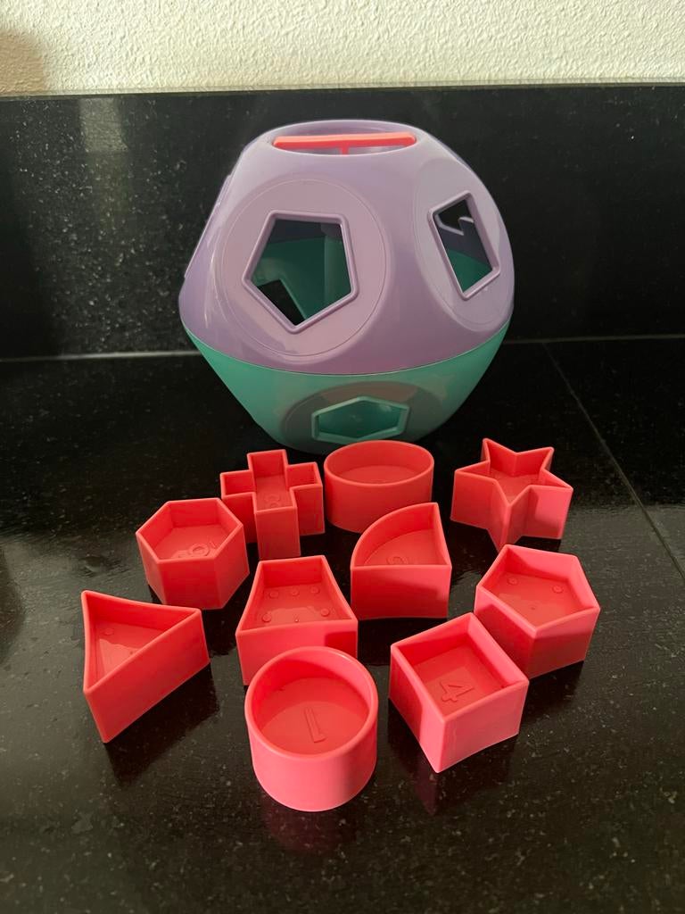 Tupperware hollebol/vormenstoof, Kinderen en Baby's, Speelgoed | Overig, Gebruikt, Jongen of Meisje, Ophalen of Verzenden
