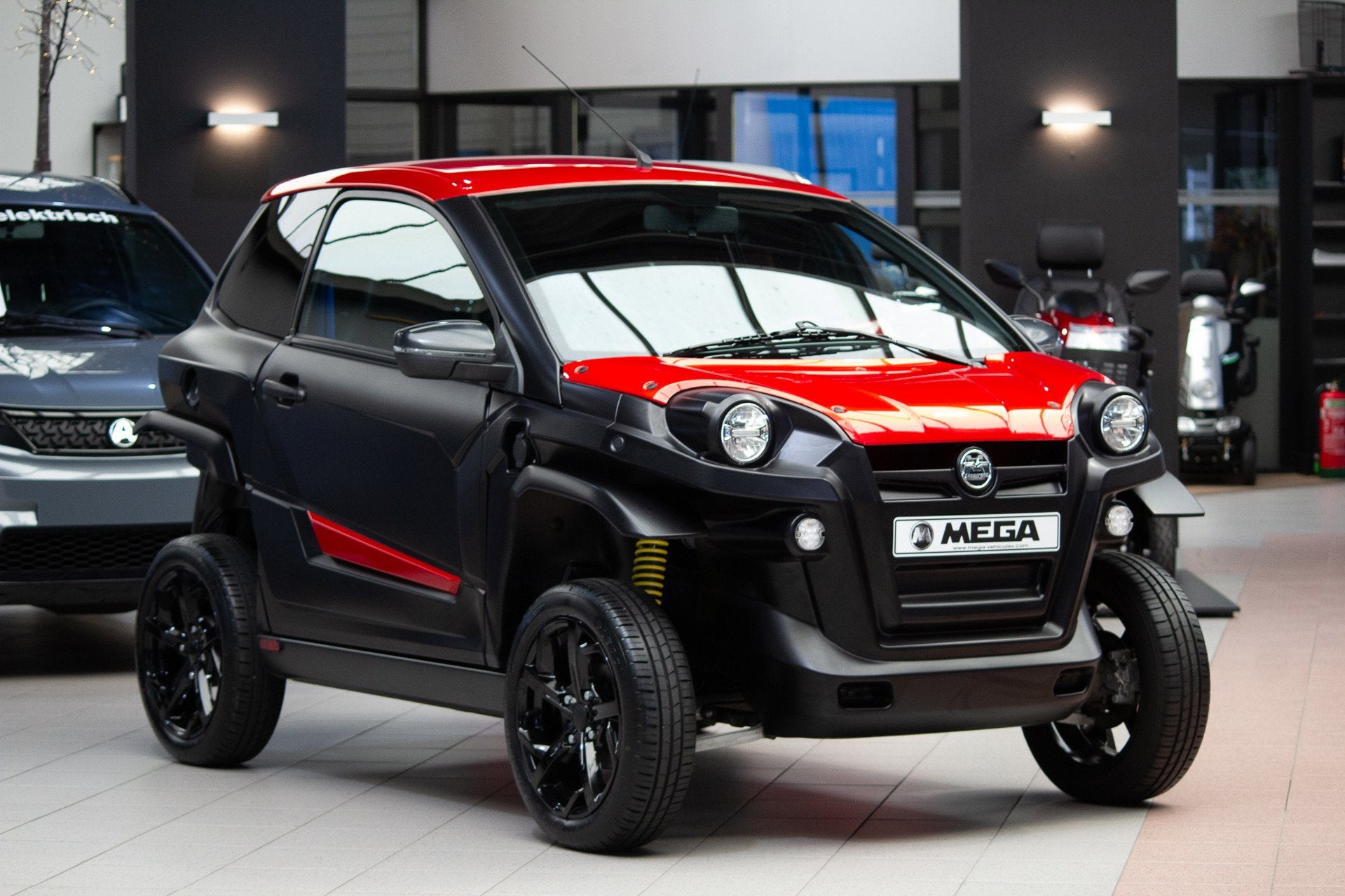Aixam brommobiel Mega e-Scouy 2023 7 kWh 100km actieradius, Gebruikt, Overige merken