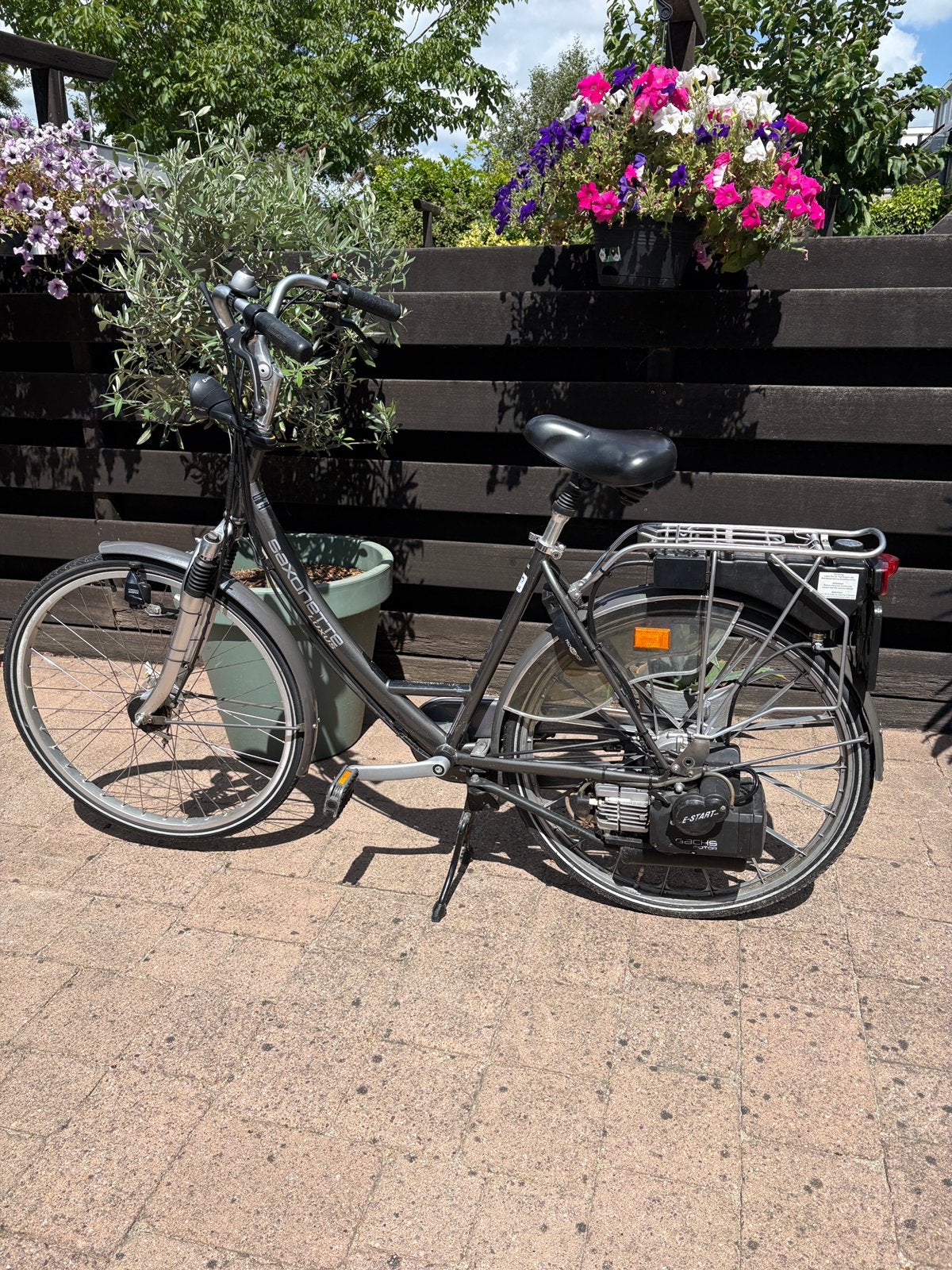 Saxonette Luxus (Spartamet) Elek. start, Fietsen en Brommers, Ophalen, Gebruikt