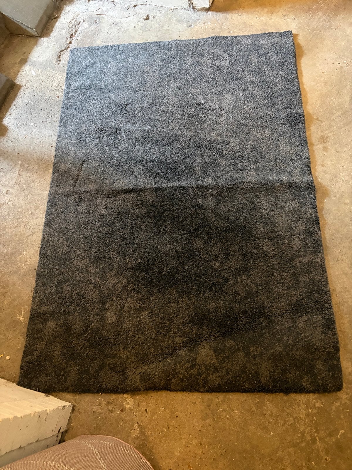IKEA Stoense vloerkleed, grijs, 133x195 cm, gebruikt, Huis en Inrichting, Stoffering | Tapijten en Kleden, Ophalen, Gebruikt, 100 tot 150 cm