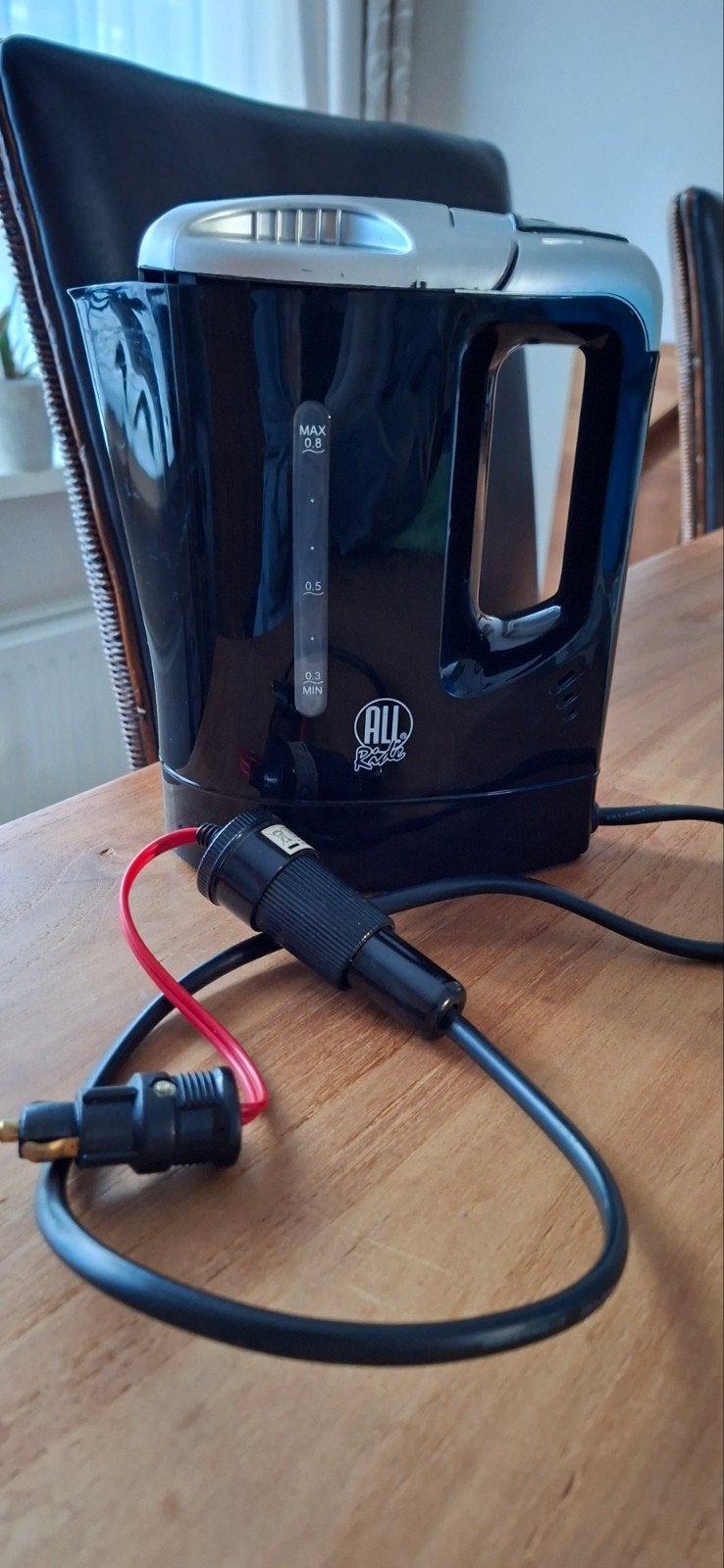 ALL Ride waterkoker 12V 0.8L voor auto/vrachtwagen, Minder dan 1 liter, Ophalen, Gebruikt