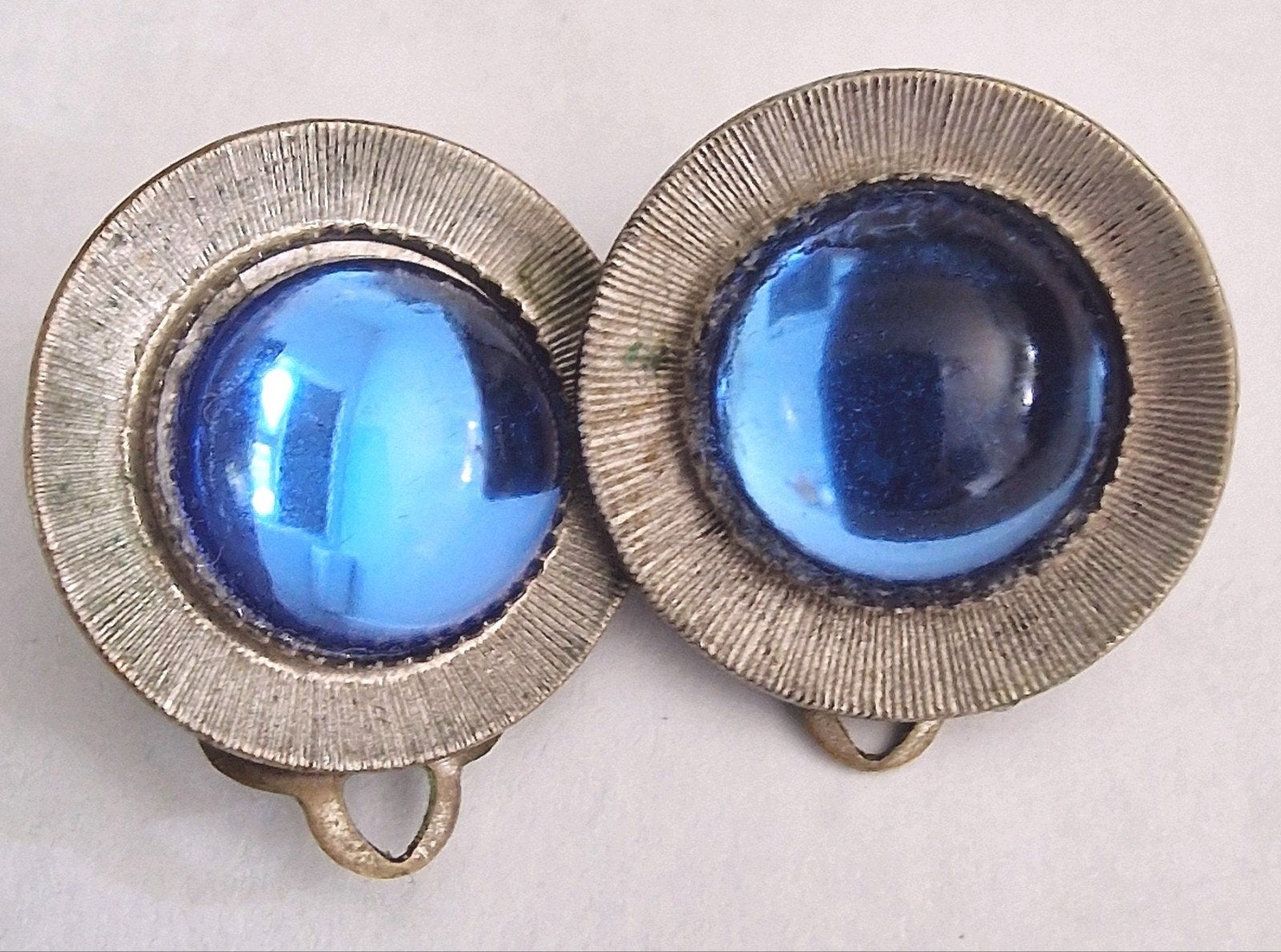 clipoorbellen met blauwe steen, Ophalen of Verzenden, Gebruikt