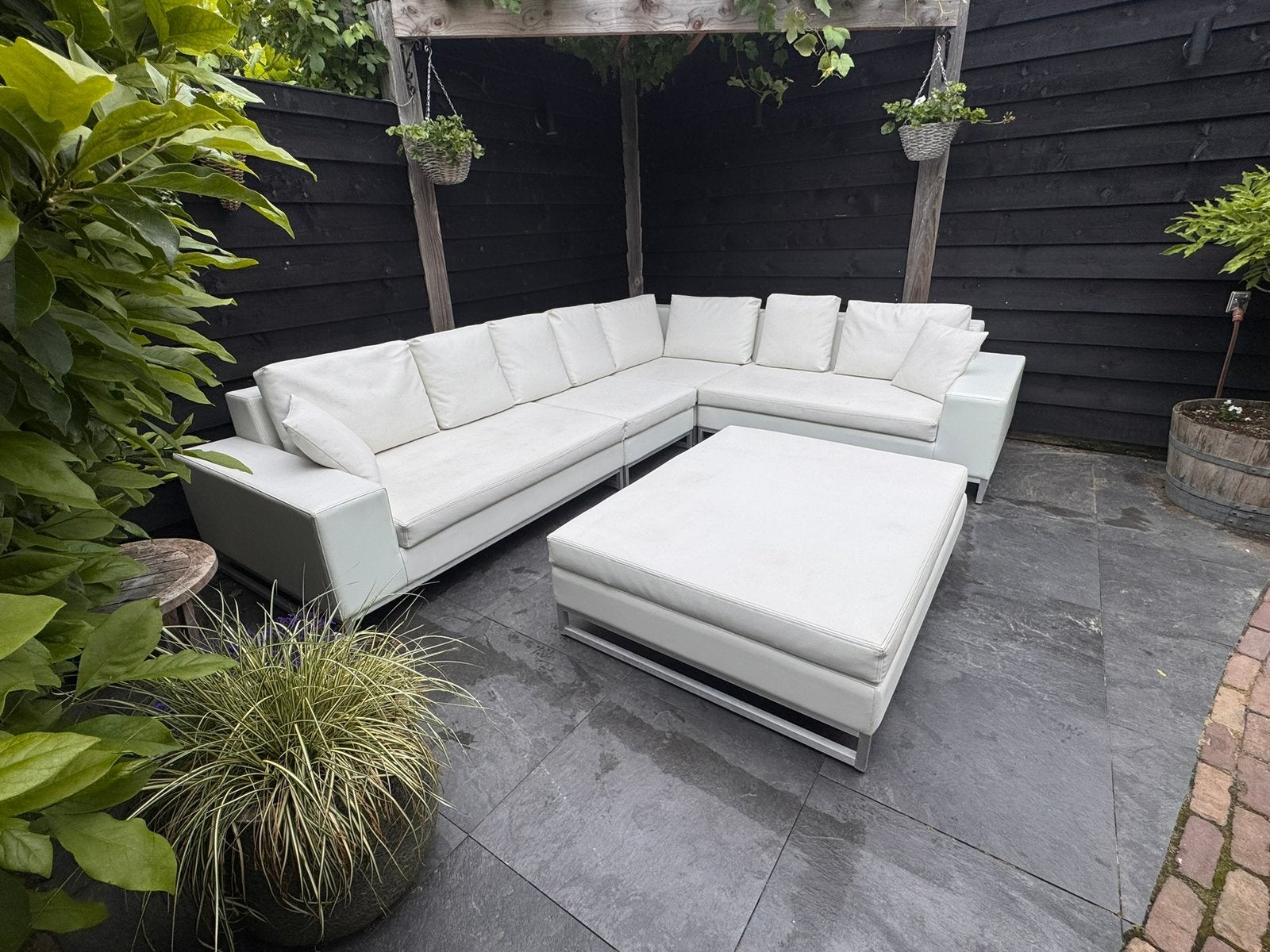 Manutti Zendo Loungeset Tuinset, Ophalen, Zo goed als nieuw, Wicker, Hocker