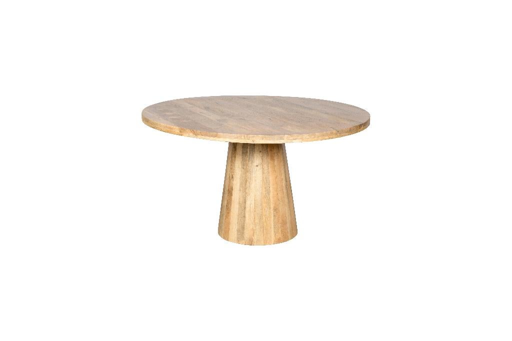 Ronde eettafel - 120cm - Naturel - Mangohout, Overige materialen, Rond, Nieuw, Ophalen of Verzenden