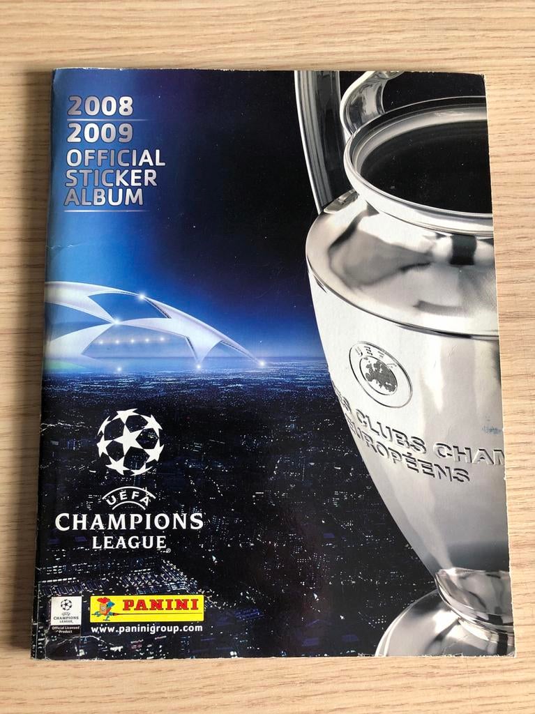 Panini UEFA Champions League 2008-2009 100% compleet, Ophalen of Verzenden, Zo goed als nieuw
