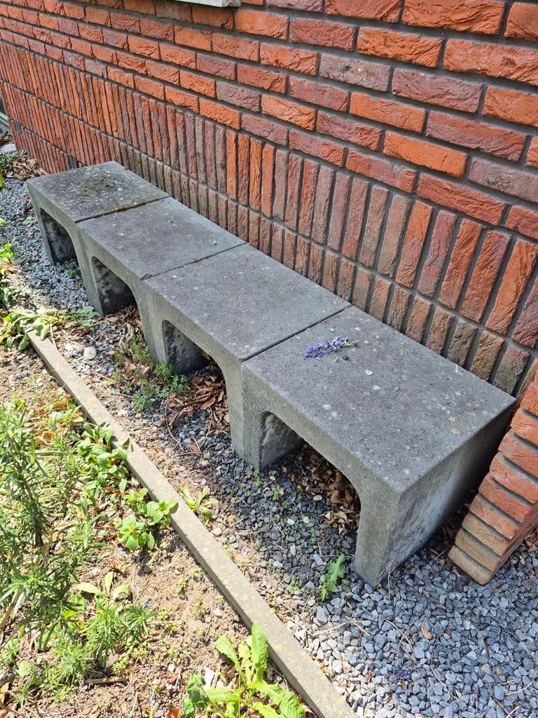 Betonnen U elementen 40x50x40 Excluton Antraciet, Ophalen, Zo goed als nieuw, Beton