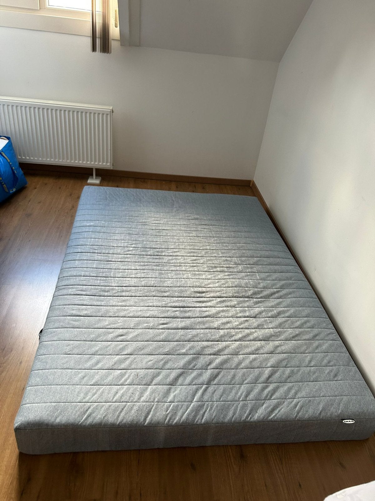 Ikea spring mattress 140x200 cm, Ophalen, Wit, Tweepersoons, 140 cm