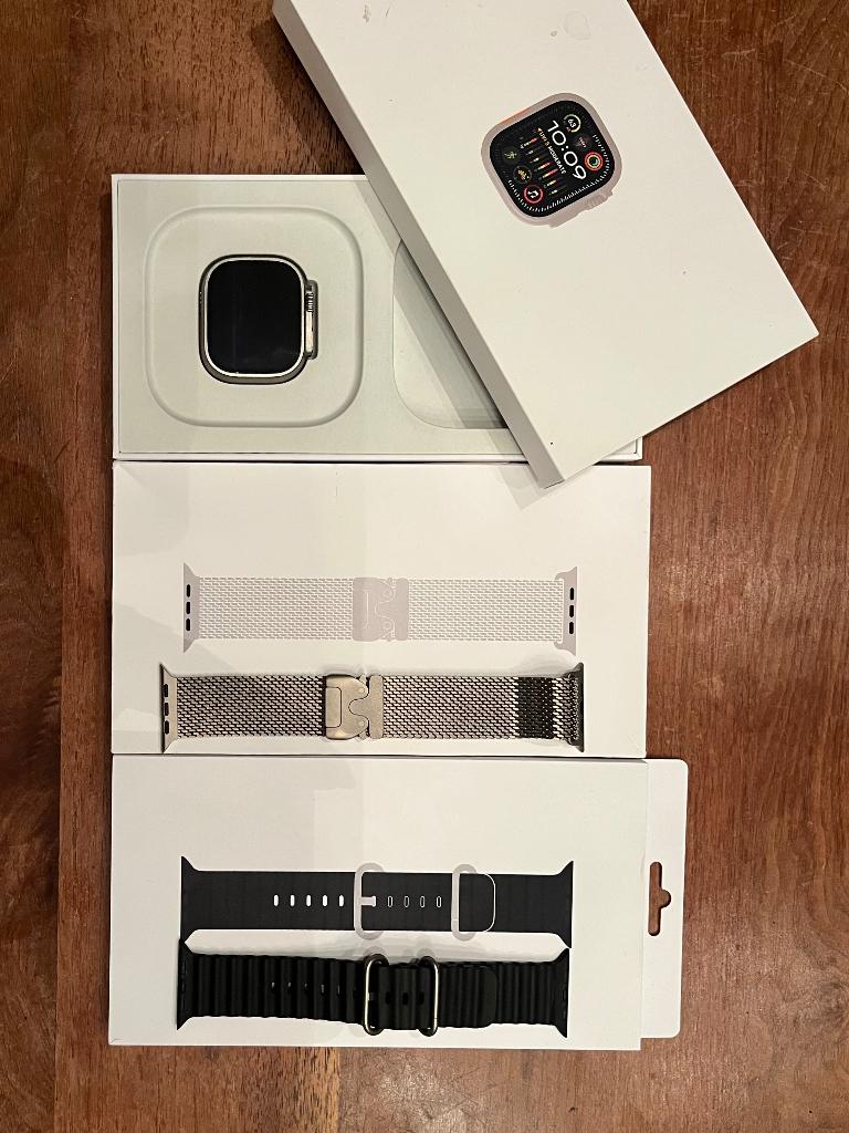 Apple Watch Ultra 2 49mm, IOS, Ophalen of Verzenden, Zo goed als nieuw, Apple Watch Ultra 2