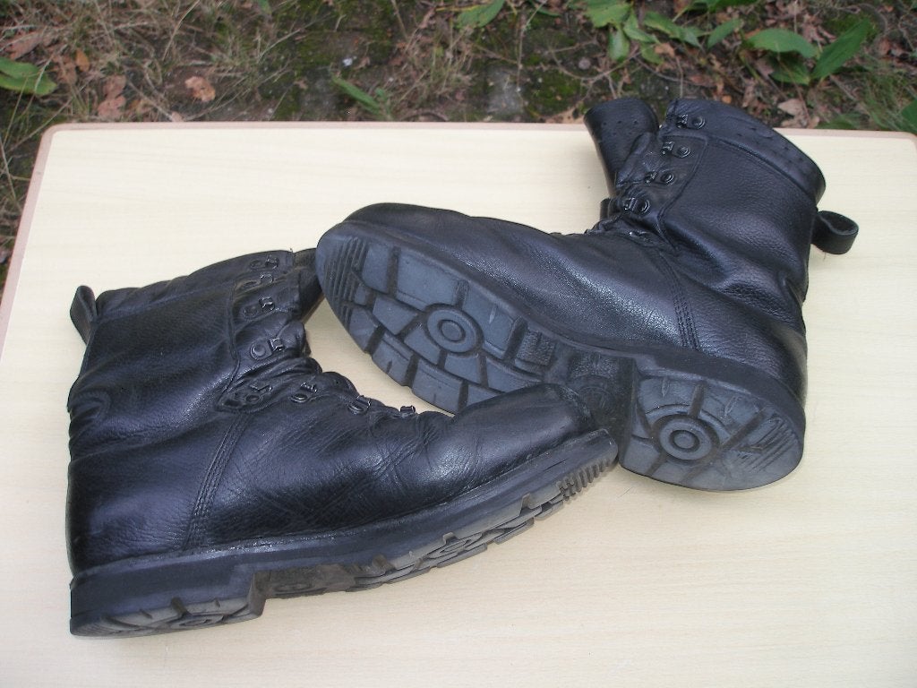 Zwarte legerlaarzen, maat 285, Ophalen of Verzenden, Landmacht, Nederland, Kleding of Schoenen