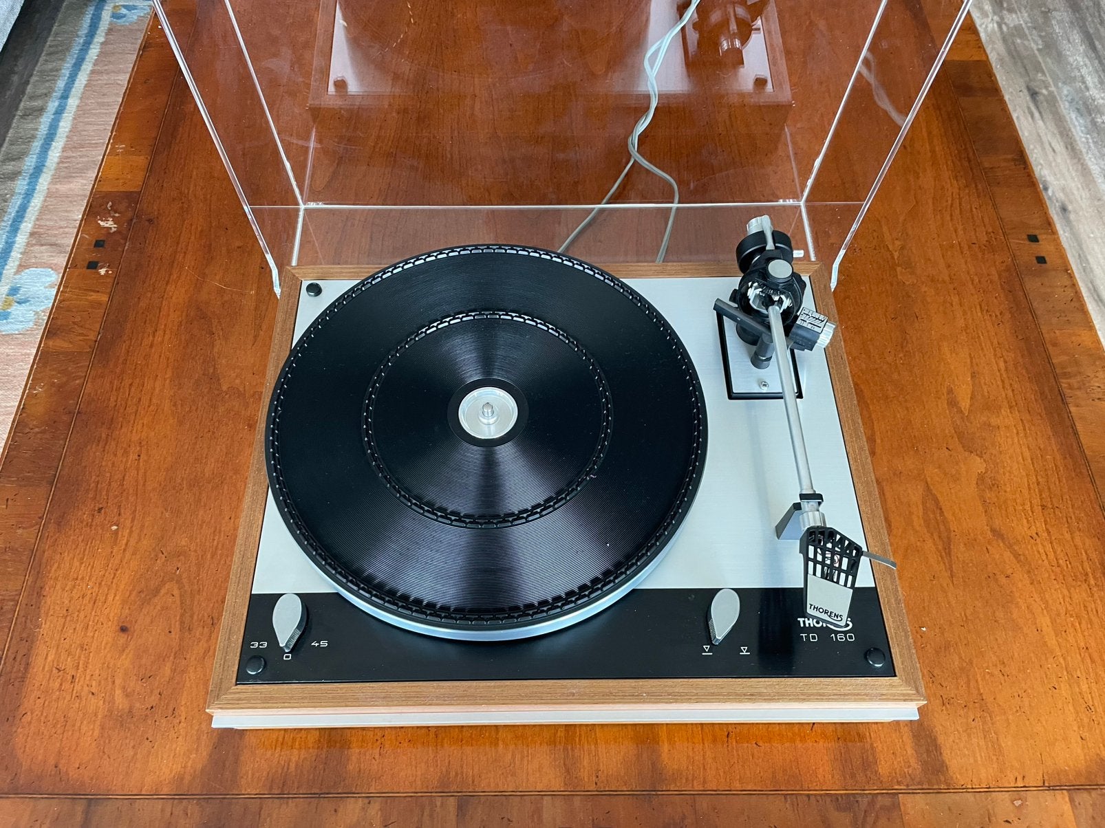 Thorens td 160, Ophalen of Verzenden, Zo goed als nieuw, Platenspeler, Thorens