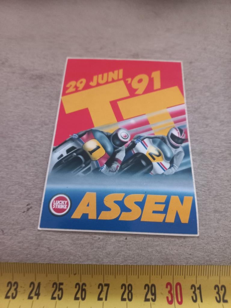 Assen tt 91, Ophalen of Verzenden, Zo goed als nieuw