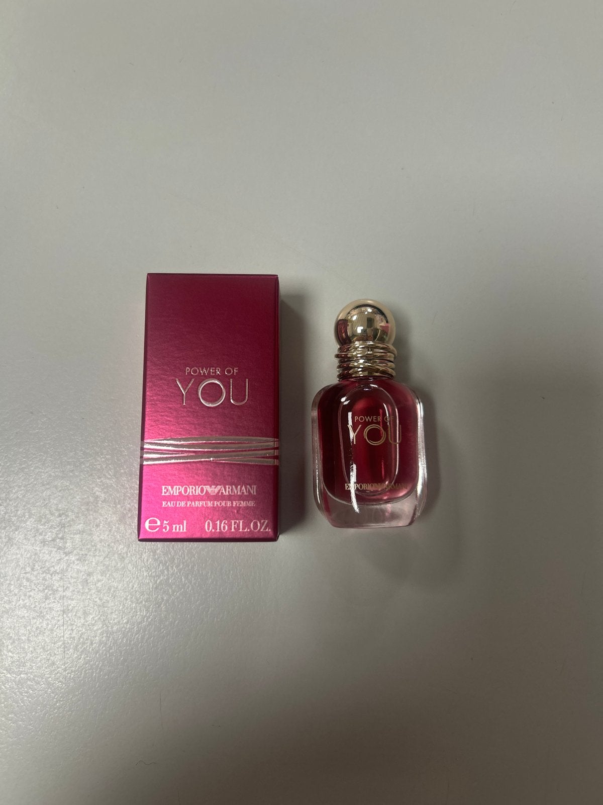 Armani Power of You EDP 5ml - Miniatuur Damesgeur, Verzamelen, Ophalen of Verzenden, Nieuw, Miniatuur, Gevuld