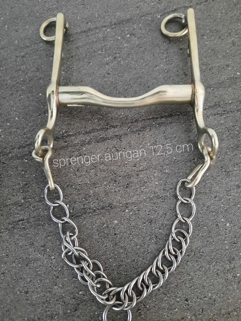 Sprenger stang 12,5 cm aurigan, Dressuur, Ophalen of Verzenden, Zo goed als nieuw, Spremger