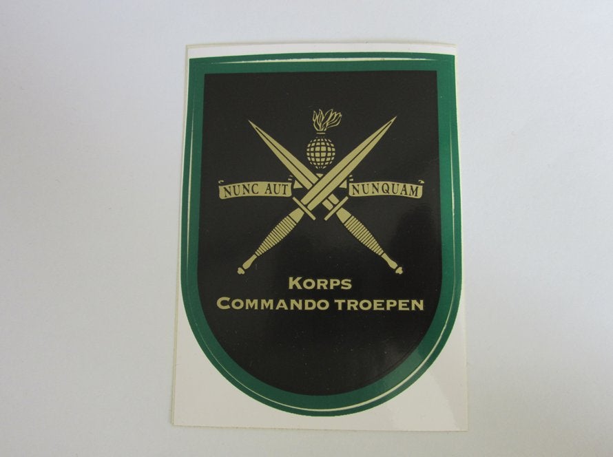Korps Commando Troepen sticker, Verzenden, Landmacht, Nederland, Overige typen