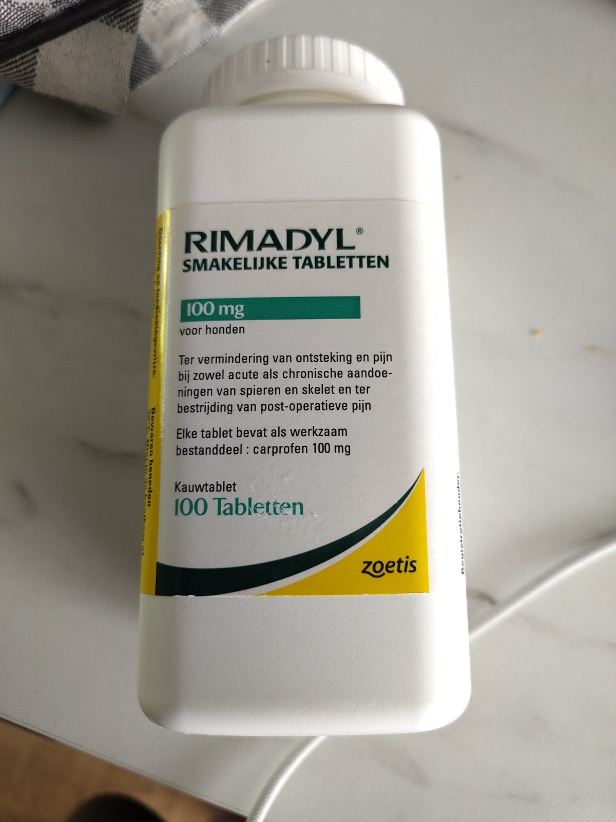 Rimadyl honden medicatie 100mg, Dieren en Toebehoren, Ophalen of Verzenden, Hond