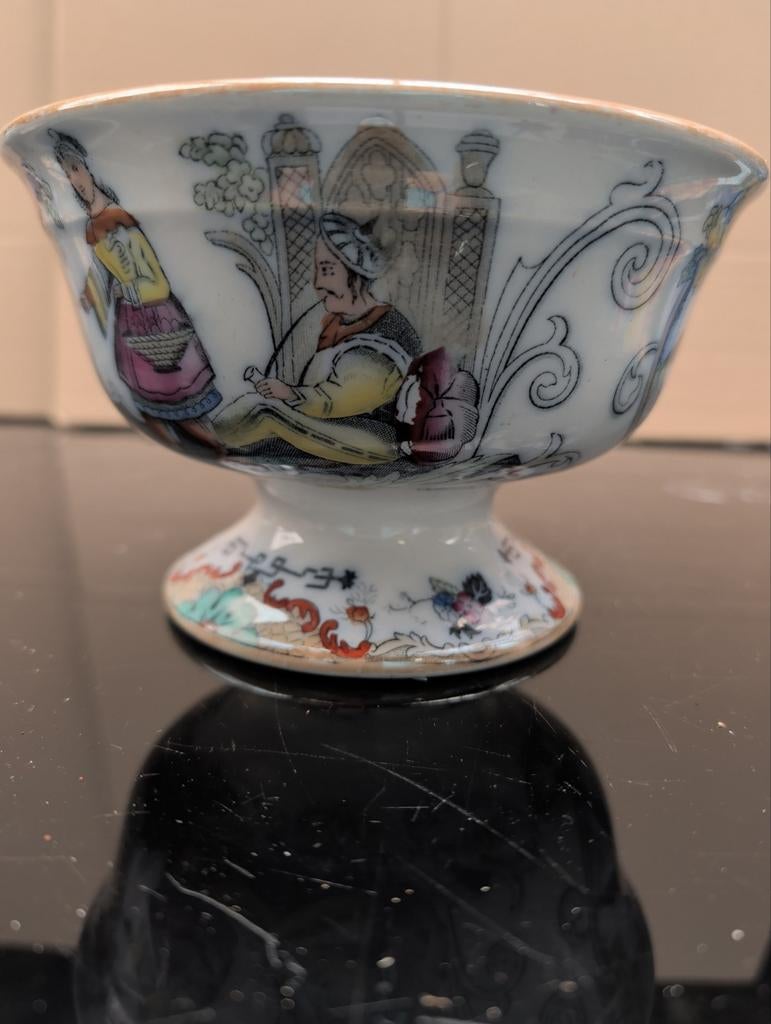 Antieke P. Regout Maastricht Pacha Kom uit 1836, Antiek en Kunst, Ophalen of Verzenden