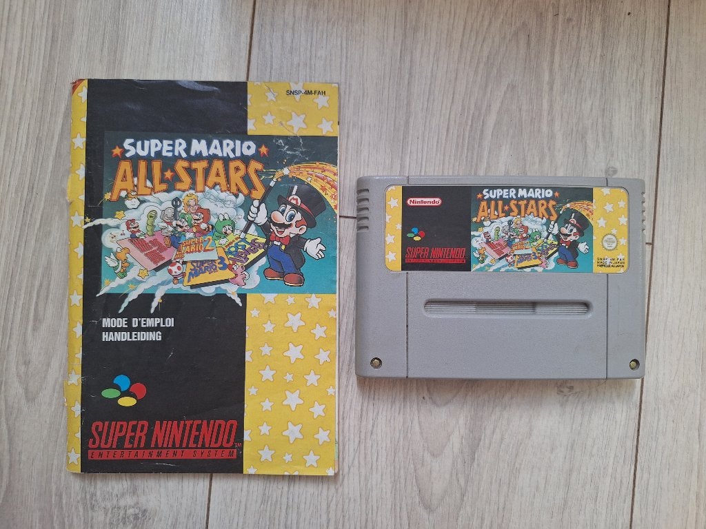 All-Stars met handleiding voor de Super Nintendo (SNES), Gebruikt, 2 spelers, Eén computer, Ophalen of Verzenden
