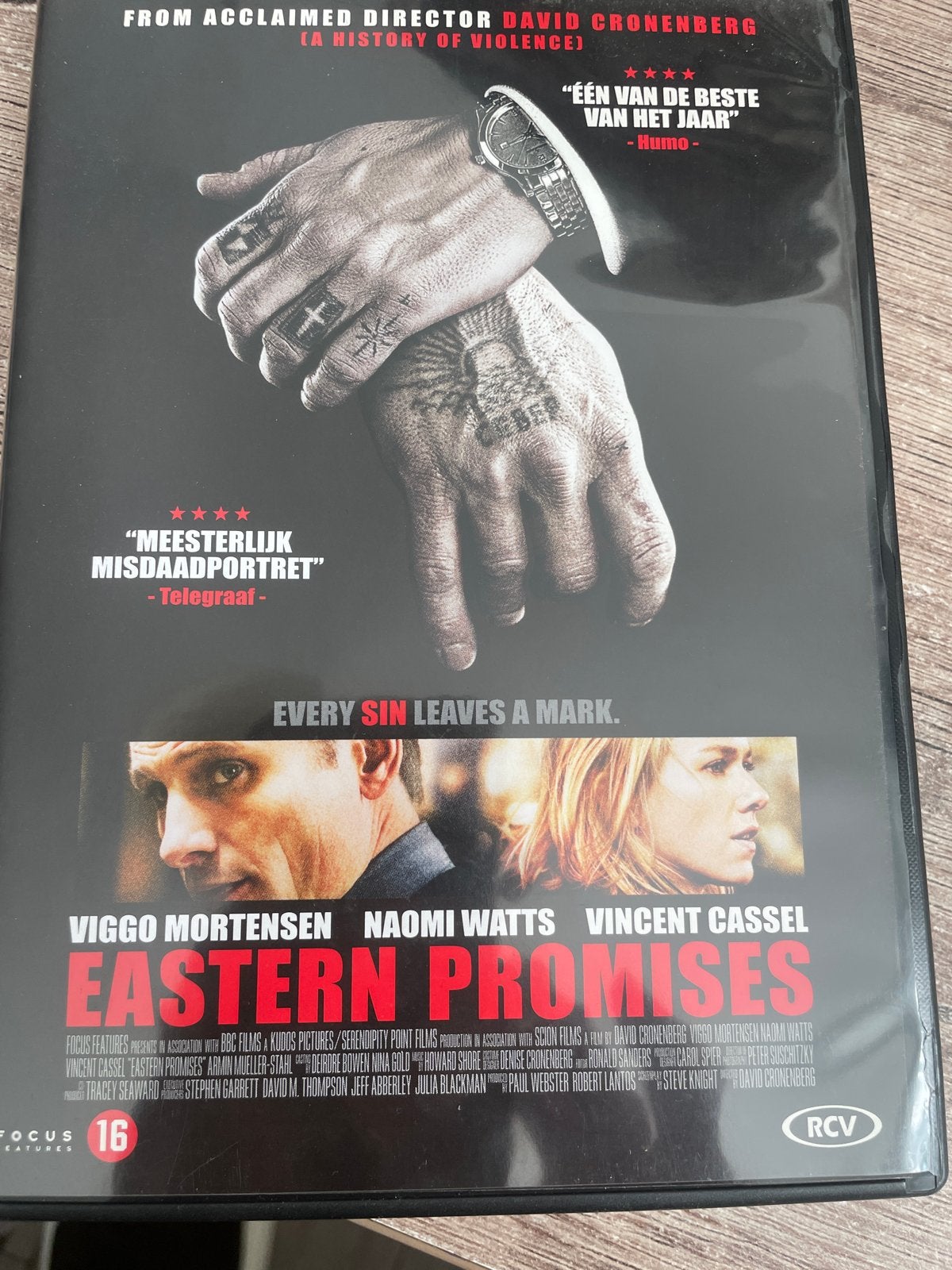 Eastern Promises DVD - Misdaadthriller met Viggo Mortensen, Maffia en Misdaad, Engels, Vanaf 16 jaar, Nederlands