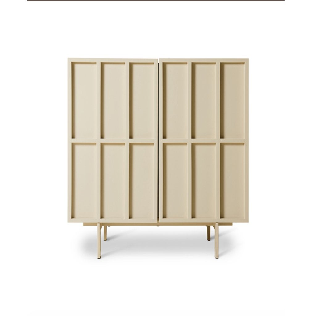 Kast crème van HKLiving nog in fantastische staat, Overige houtsoorten, Gebruikt, Minder dan 100 cm, Modern, retro, geinspireerd op de jaren 60