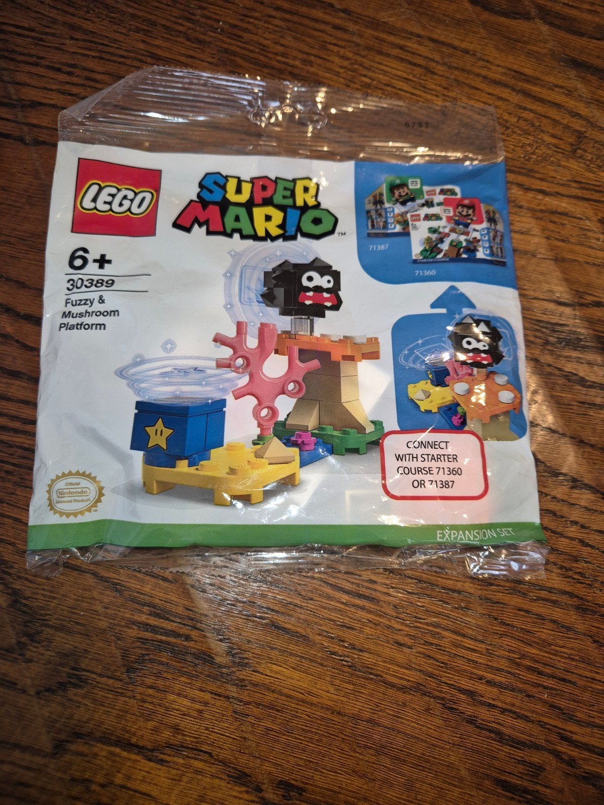 LEGO Super Mario 30389 Fuzzy & Mushroom Platform (Nieuw), Ophalen, Lego, Nieuw, Complete set