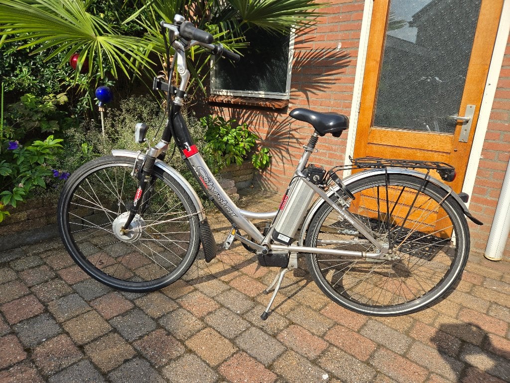 elektrische fiets - City Star, Gebruikt, 47 tot 51 cm, 30 tot 50 km per accu, Ophalen