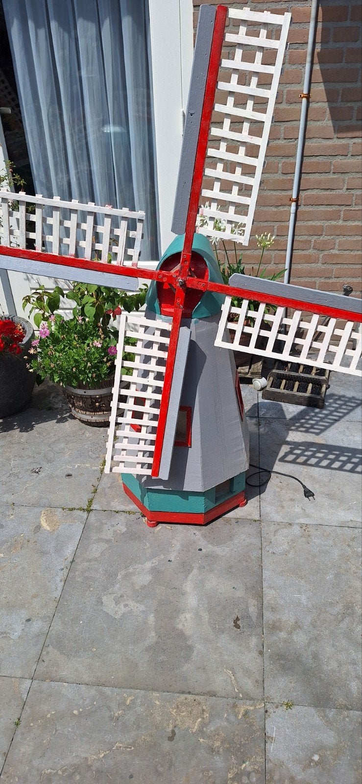 tuinmolens te koop, Ophalen