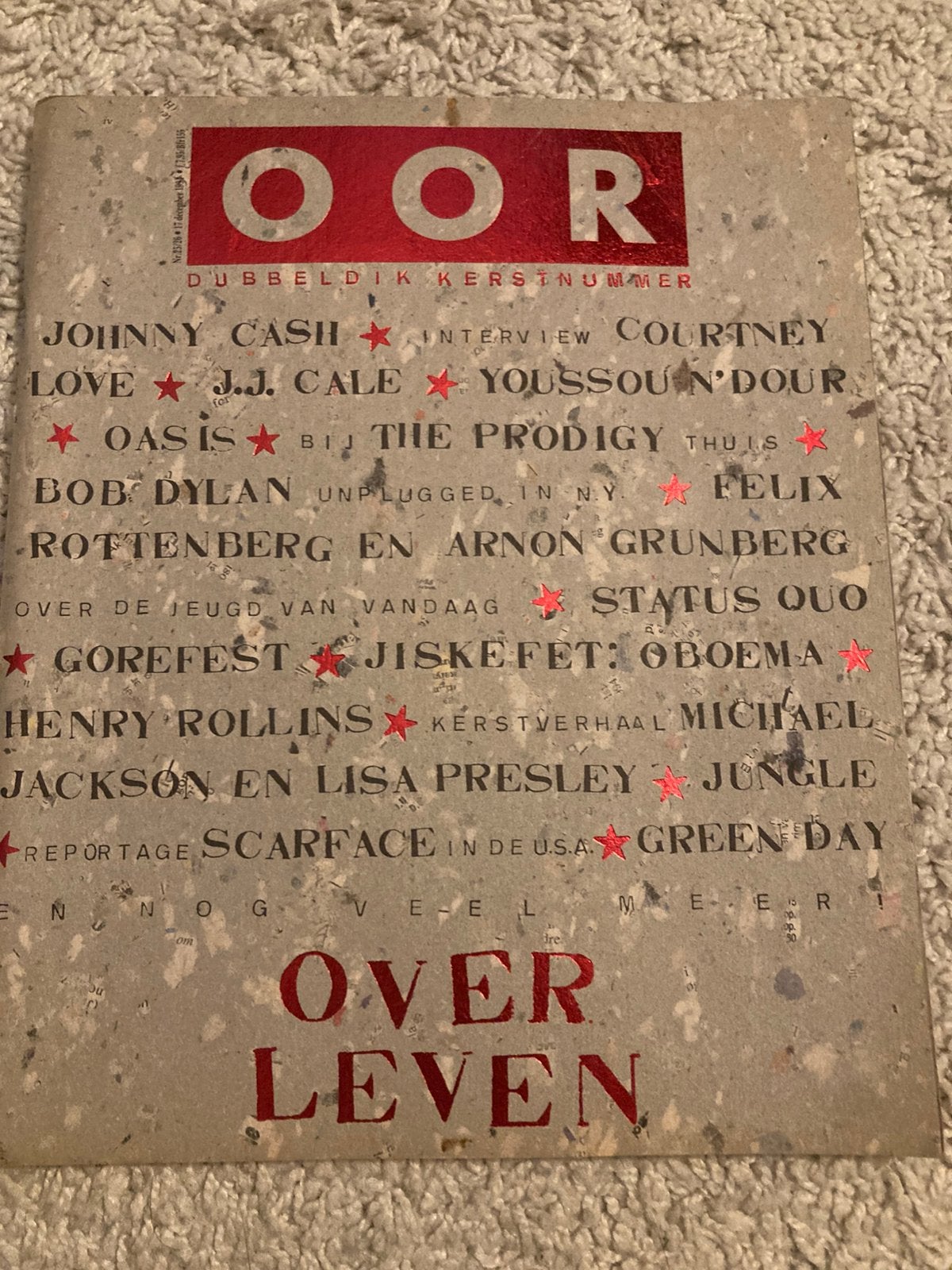 OOR 1994 Michael Jackson PRODIGY Jiskefet OASIS Jeff Buckley, Ophalen of Verzenden, Zo goed als nieuw, Muziek, Film of Tv