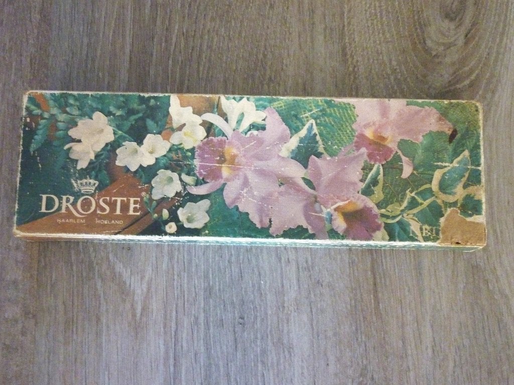 Droste oud chocolade doosje, Ophalen of Verzenden, Gebruikt, Verpakking
