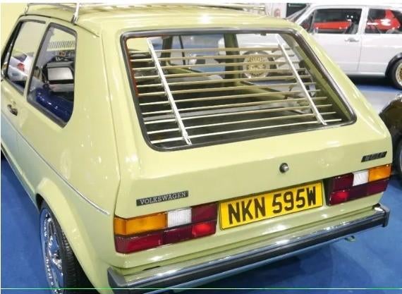 VW Golf MK1 Achterruit Lamellen Ivoor 74 - 83, Ophalen of Verzenden, Nieuw