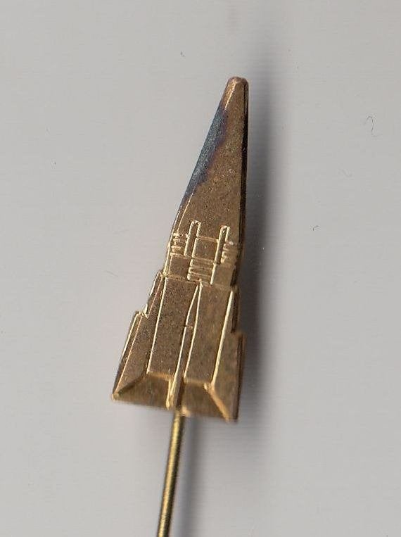 Raket speldje, Verzamelen, Militaria | Algemeen, Luchtmacht, Embleem of Badge, Nederland, Ophalen of Verzenden