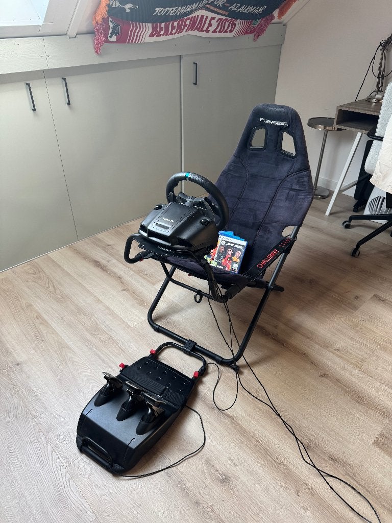 PlaySeat Challenge + Logitech G29 + Gratis F1 games ️, Spelcomputers en Games, Ophalen, Zo goed als nieuw, Playseat of Racestoel