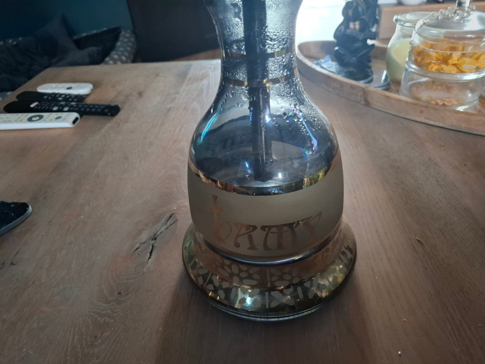 Complete Shisha Set: Waterpijp, Kolenbrander, Tabak, Ophalen of Verzenden, Gebruikt, (Water)pijp