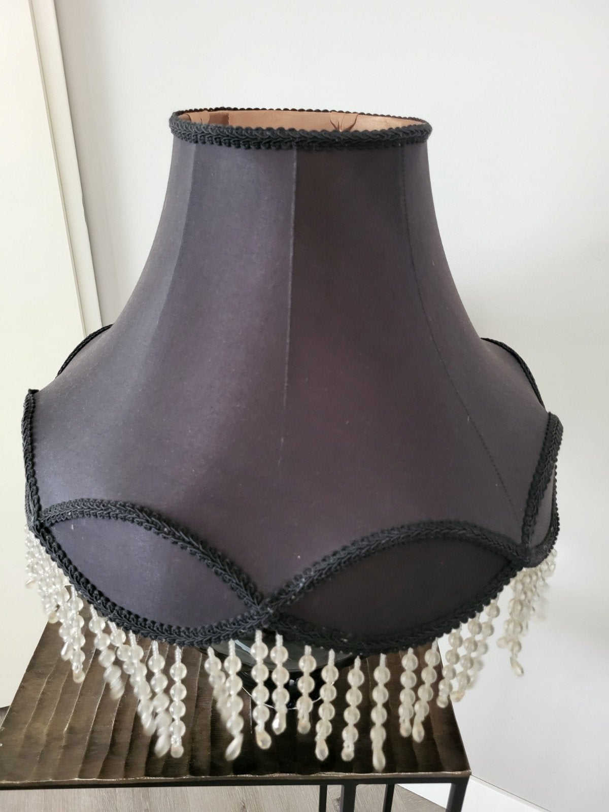 2 mooie lamp kappen, Ophalen of Verzenden, Zo goed als nieuw, Zwart, Tafellamp