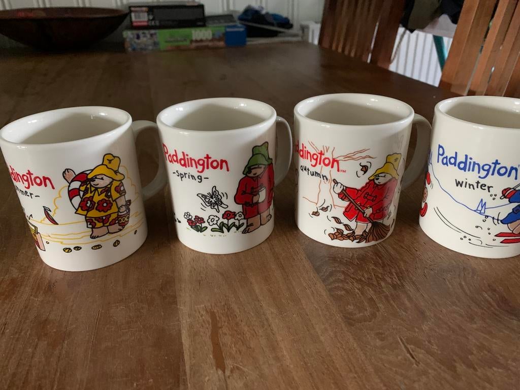 Paddington mokken, Huis en Inrichting, Keuken | Servies, Ophalen, Gebruikt, Overige stijlen, Kop(pen) en/of Schotel(s)