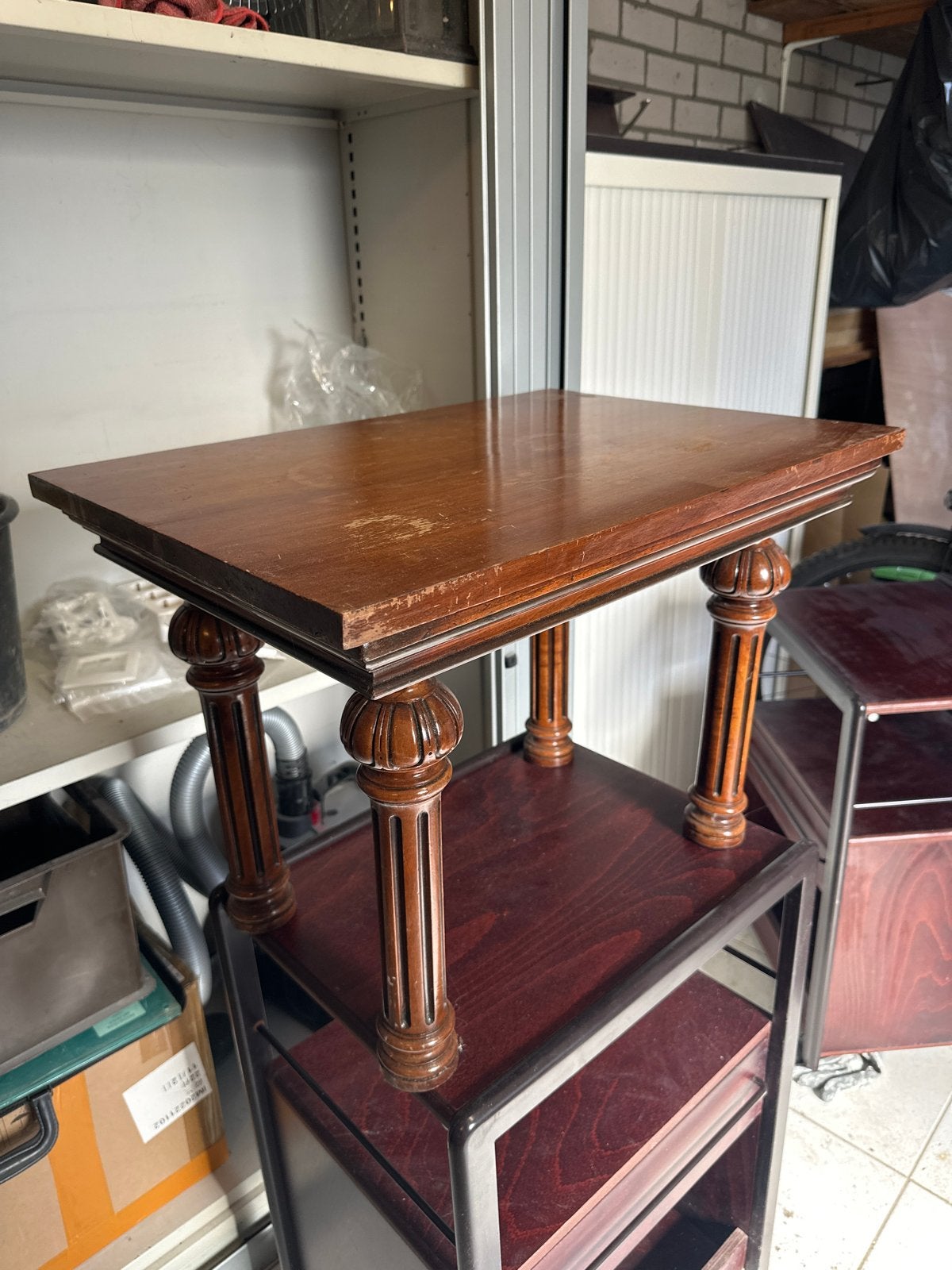 Mooi houten salontafeltje, opknapper, Ophalen, Gebruikt, Minder dan 50 cm, 50 tot 100 cm