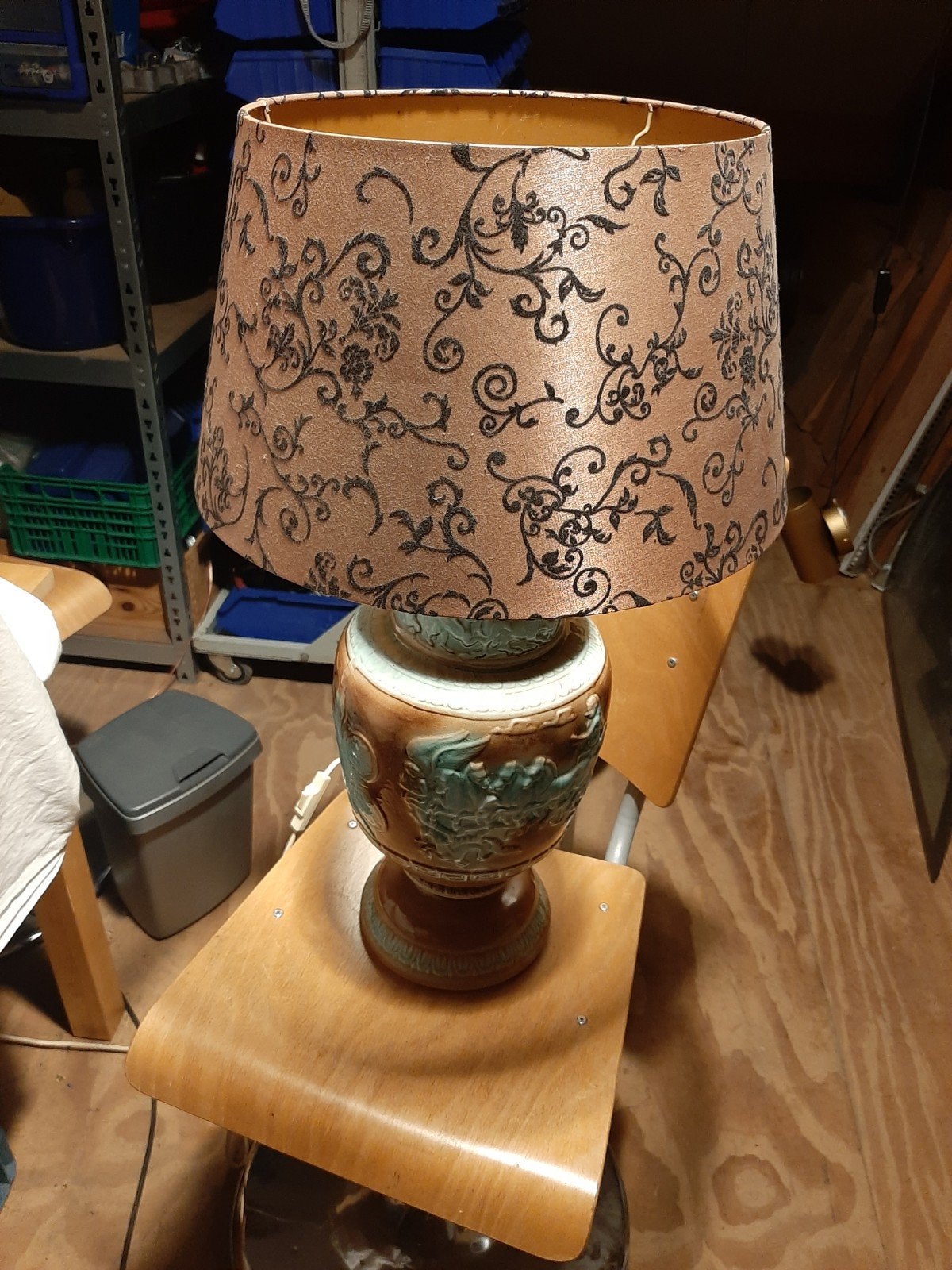Artdeco  tafellamp., Ophalen, Gebruikt, Art deco, Keramiek