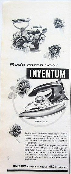 3 vintage reclames advertenties 58-62 strijkijzer wasmachine, Verzamelen, Ophalen of Verzenden, Gebruikt, Overige typen