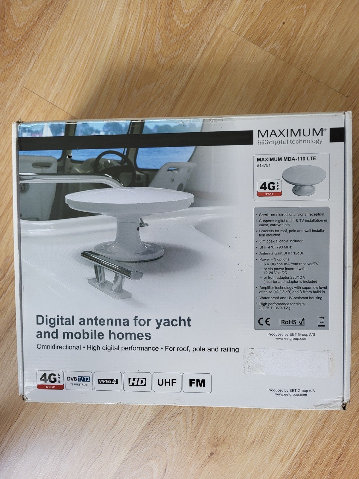 Digitale antenne  Maximum MDA-110 LTE, Telecommunicatie, Ophalen of Verzenden, Zo goed als nieuw