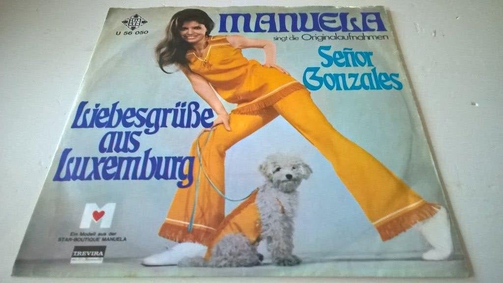 MANUELA, Cd's en Dvd's, Ophalen of Verzenden, Zo goed als nieuw, Levenslied of Smartlap, 12 inch
