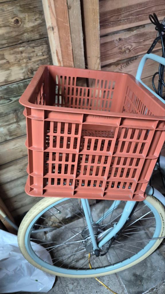 Fiets krat basil, Ophalen, Gebruikt