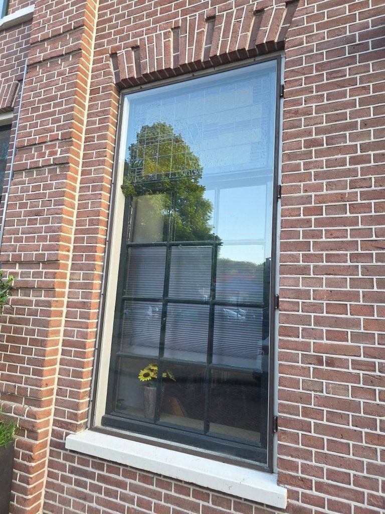 Voorzetraam gratis, Doe-het-zelf en Verbouw, Glas en Ramen, Ophalen, Gevelraam of Ruit, Gebruikt, 160 cm of meer