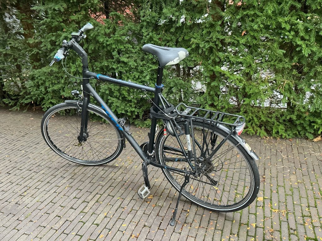 Hybride fiets merk Trek 65 cm, 28 inch, Gebruikt, Velgrem, Meer dan 20 versnellingen